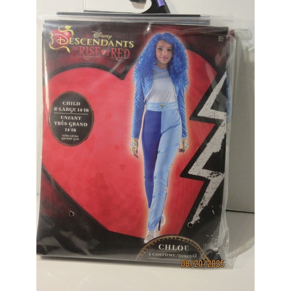 Disney Other - Disney Descendants Rise of Red Chloe Costume Child X-Large Size 14-16 NEW